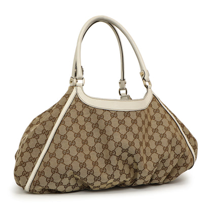 Exclusive Gucci Monogram Large D Ring Hobo — Side View