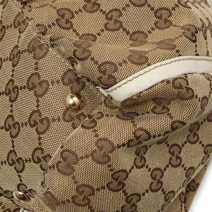 Exclusive Gucci Monogram Large D Ring Hobo — Detail View