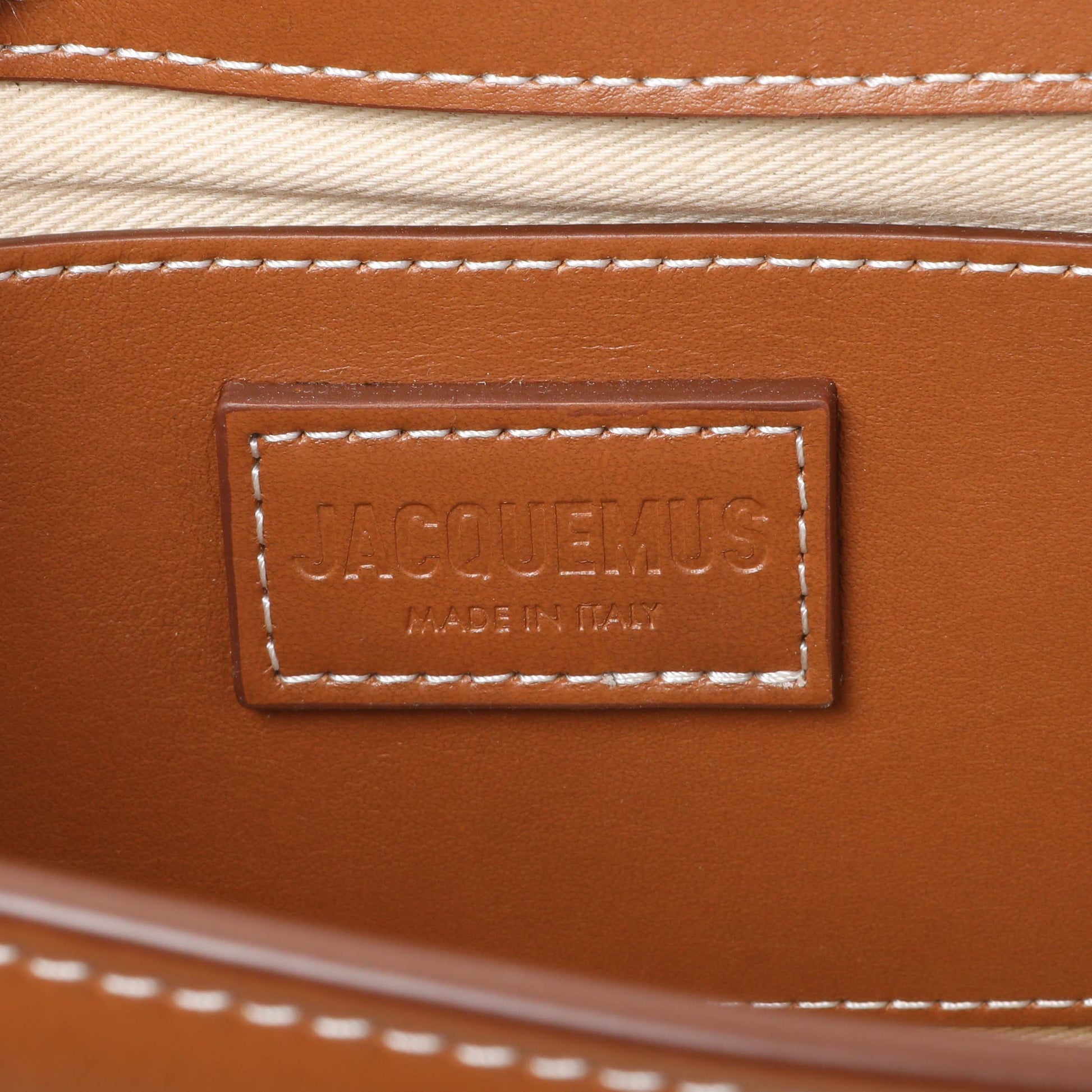 Exclusive Jacquemus Smooth Calfskin Le Grand Bambino — Detail View