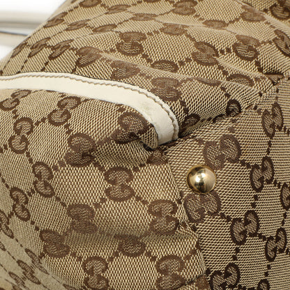 Exclusive Gucci Monogram Large D Ring Hobo — Lifestyle View