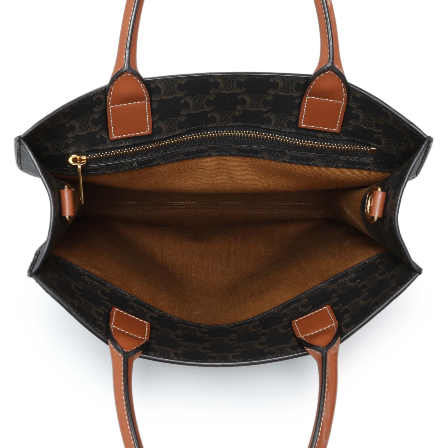 Exclusive Celine Triomphe Canvas Small Vertical Cabas — Alternate View 8