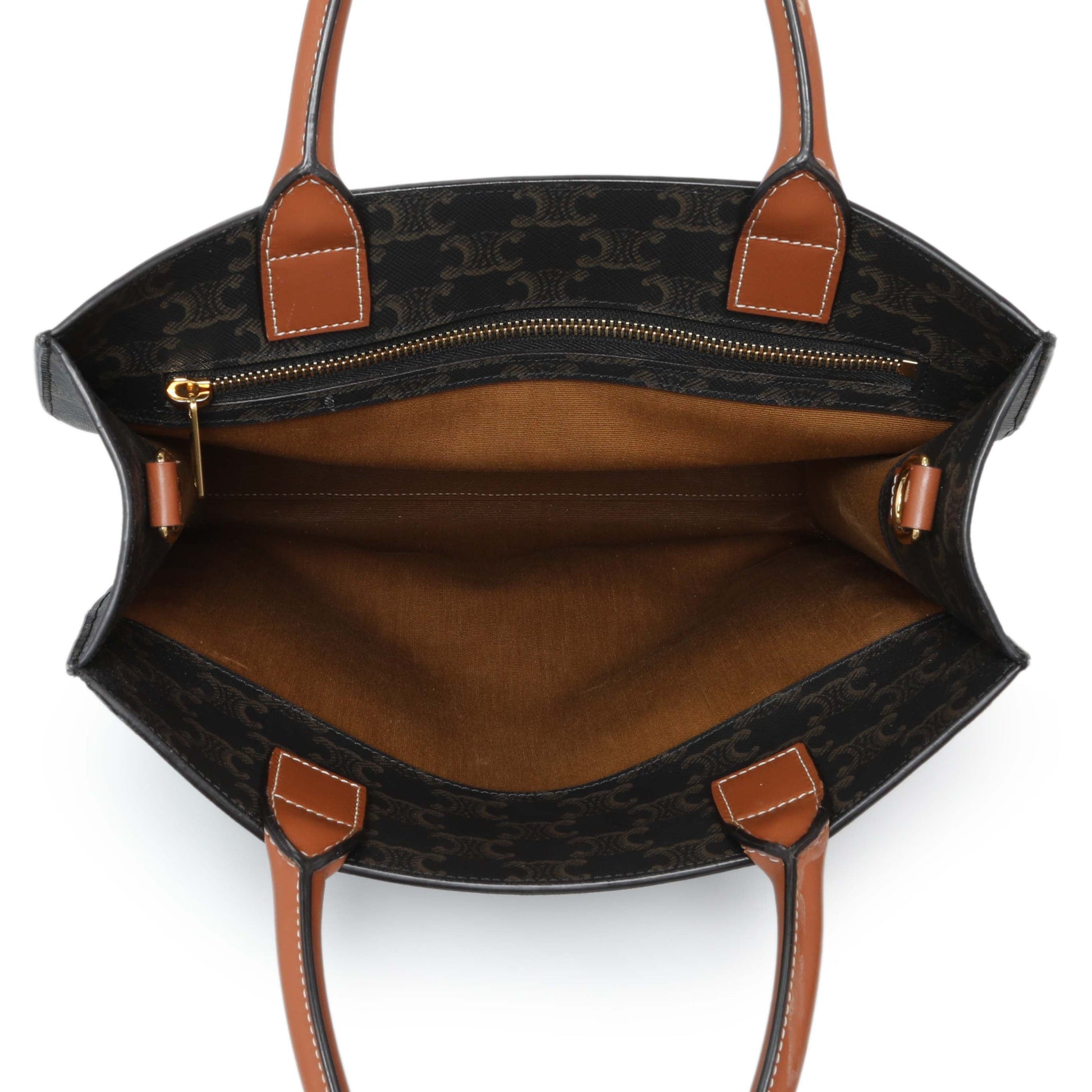 Exclusive Celine Triomphe Canvas Small Vertical Cabas — Alternate View 8