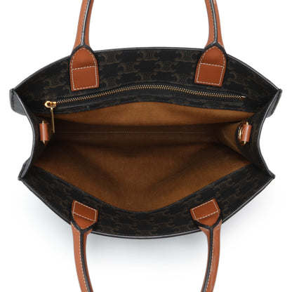 Exclusive Celine Triomphe Canvas Small Vertical Cabas — Alternate View 8