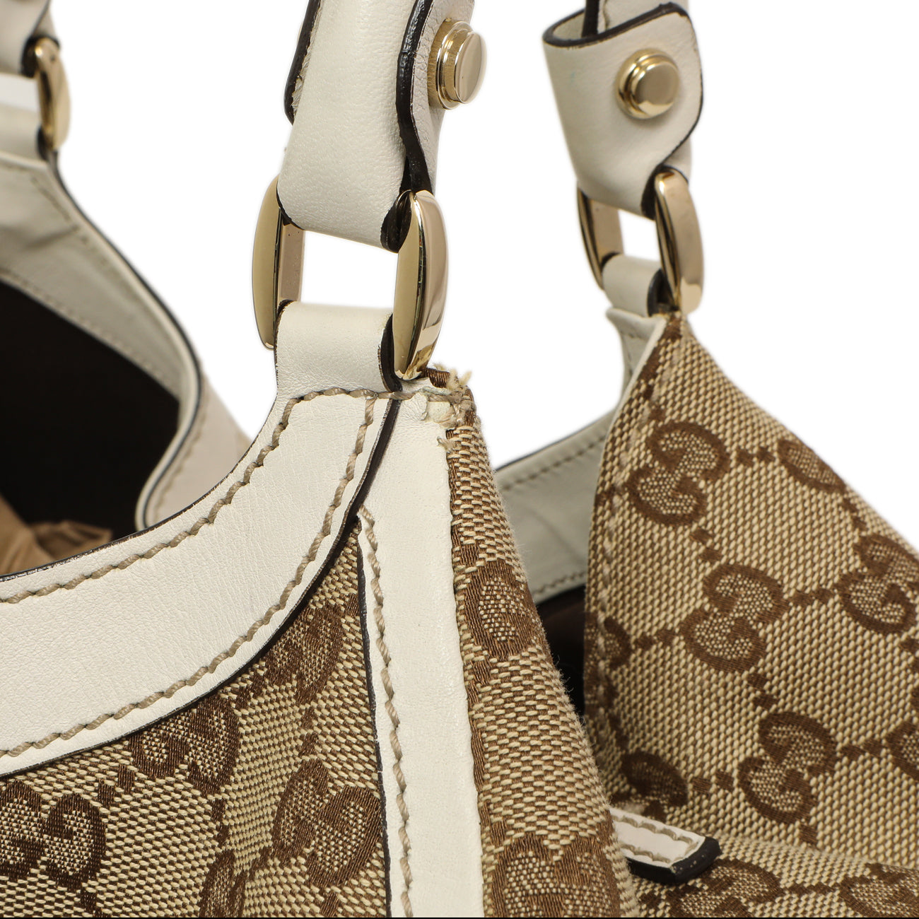Exclusive Gucci Monogram Large D Ring Hobo — Alternate View 11