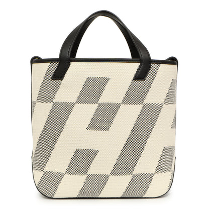 Exclusive Hermes Swift Toile Cabas H En Biais 27 — Side View