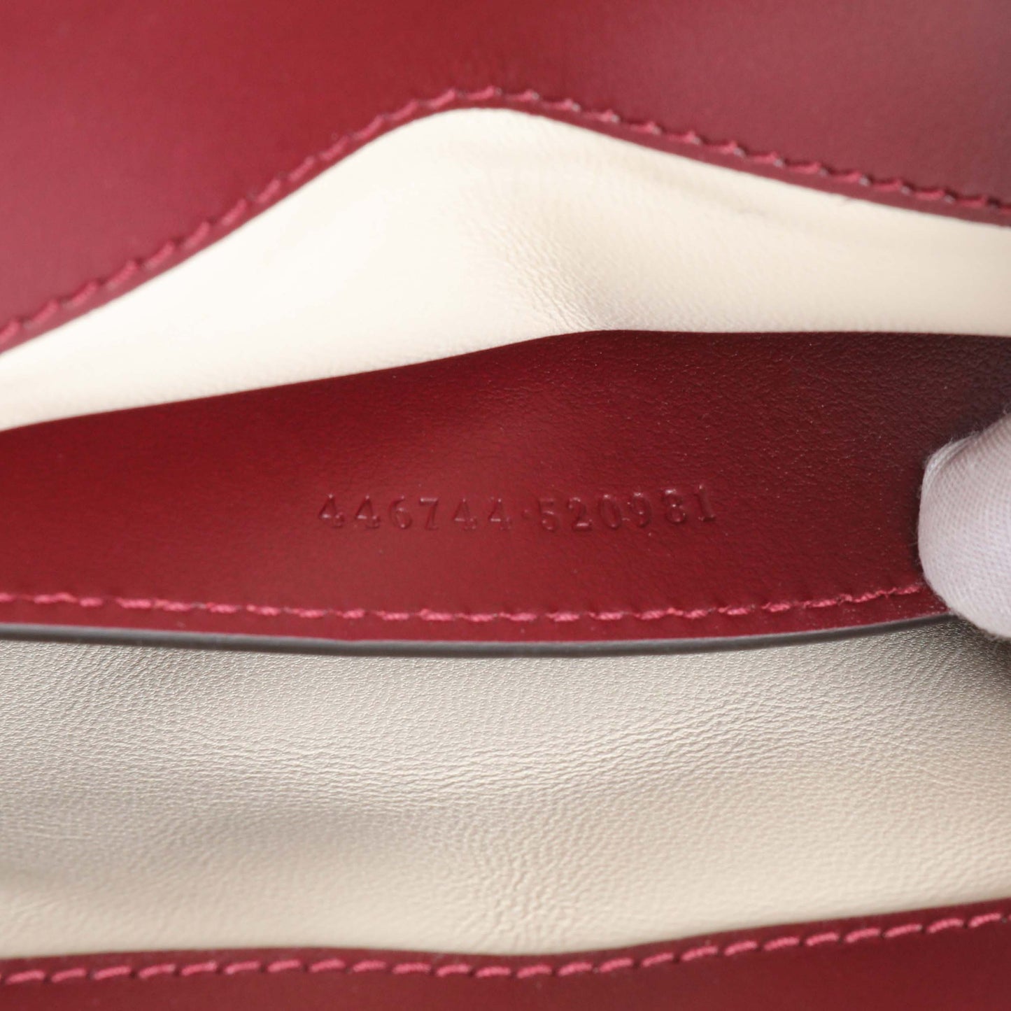 Exclusive Gucci Rosso Ancora Lambskin Matelasse Small GG Marmont Shoulder Bag — Lifestyle View
