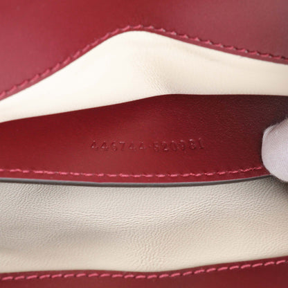Exclusive Gucci Rosso Ancora Lambskin Matelasse Small GG Marmont Shoulder Bag — Lifestyle View