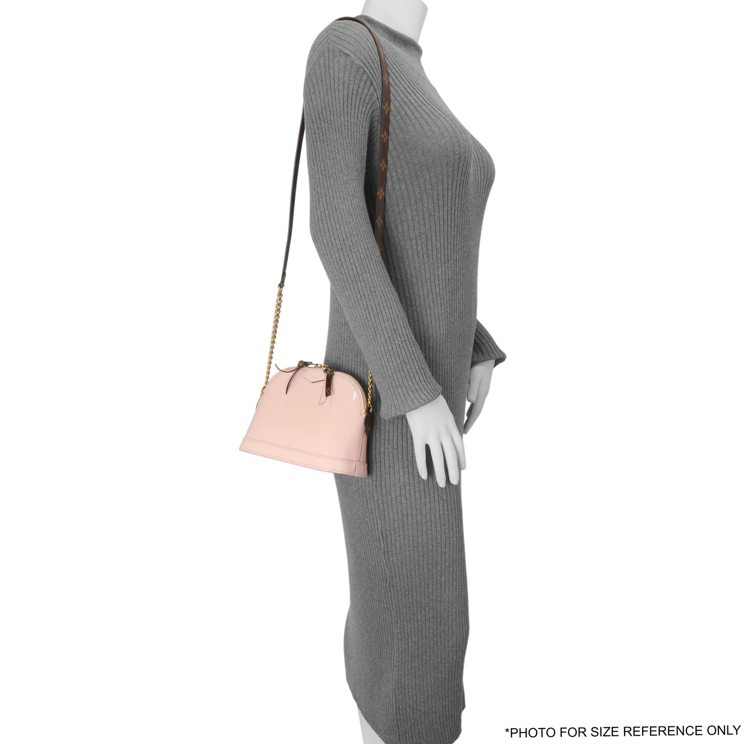 Exclusive Louis Vuitton Rose Ballerine Vernis Monogram Alma Mini — Alternate View 10