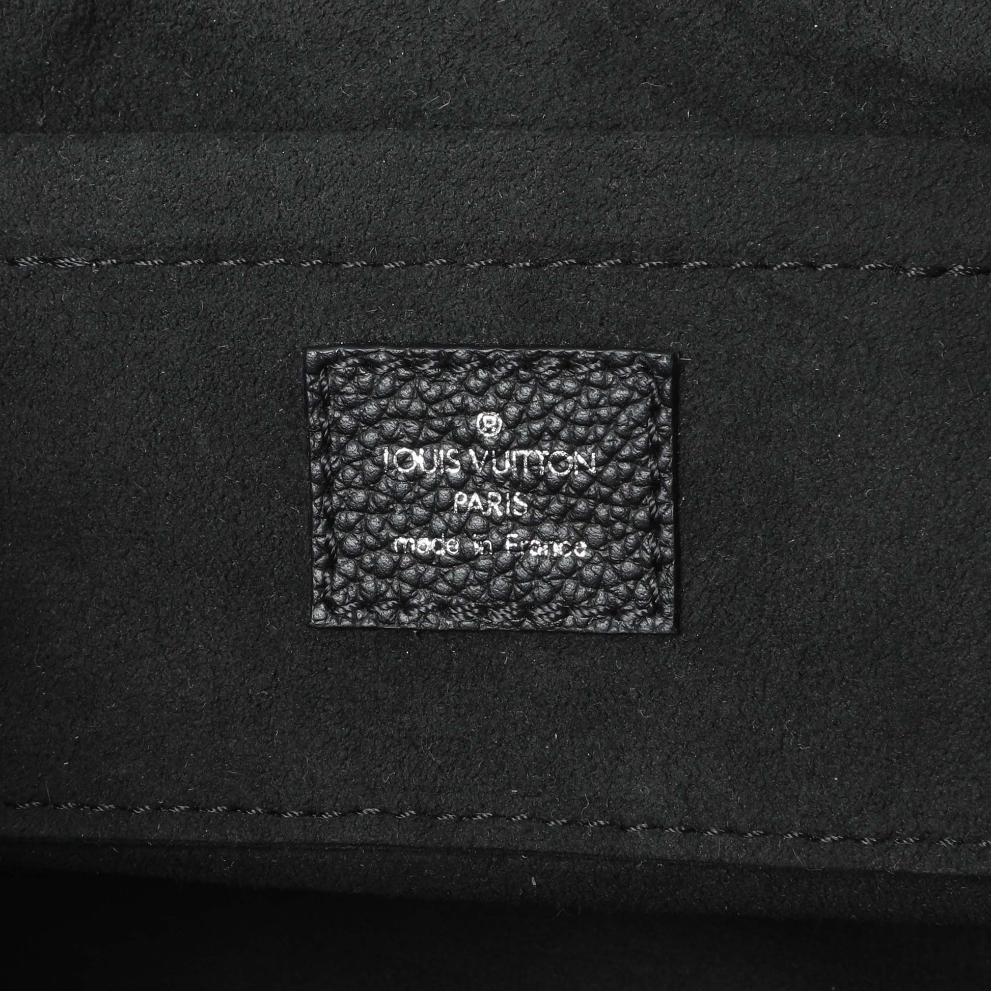 Exclusive Louis Vuitton Black Monogram Mahina Scala Mini Pouch — Detail View