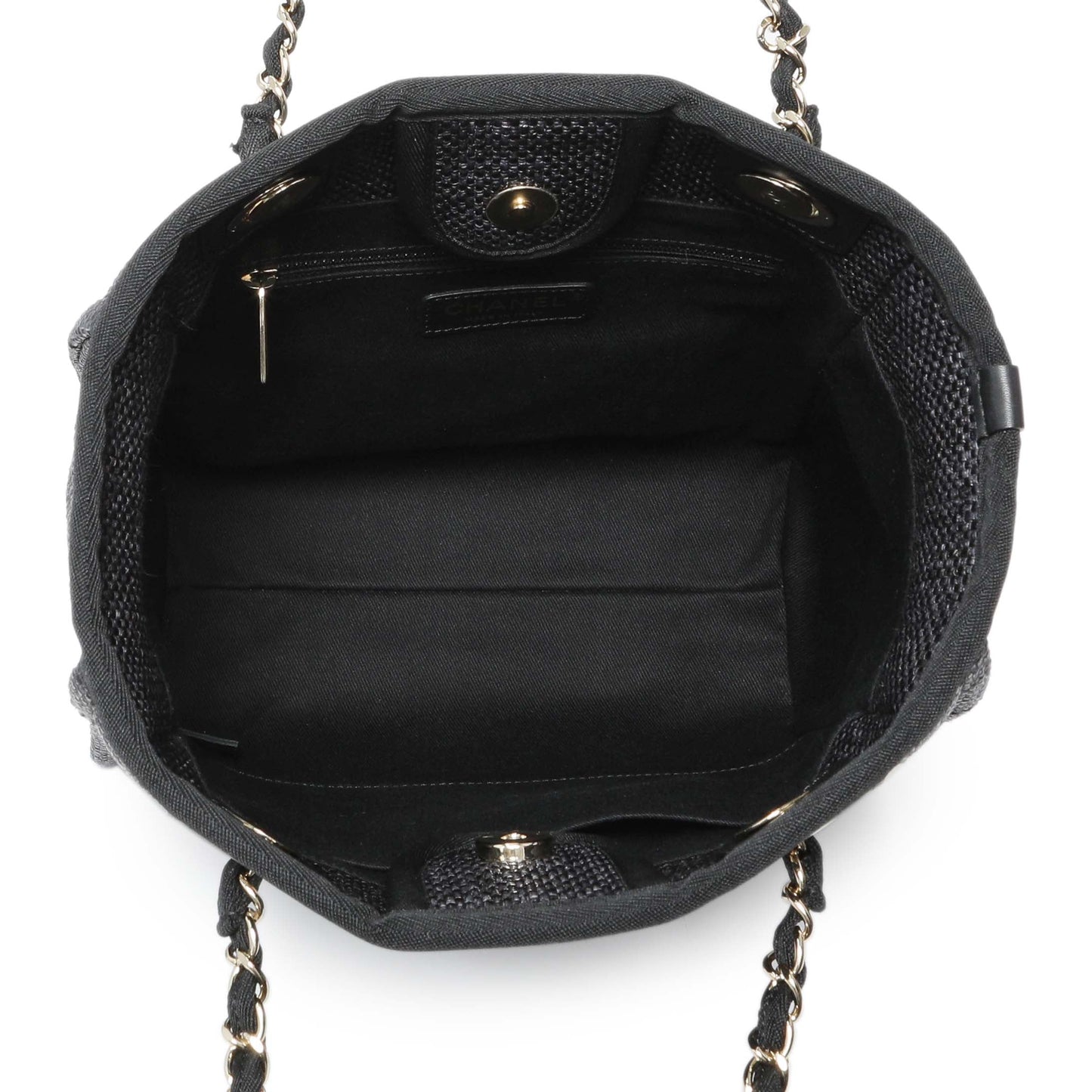 Exclusive Chanel Mini Raffia Deauville Shopping Bag — Alternate View 8