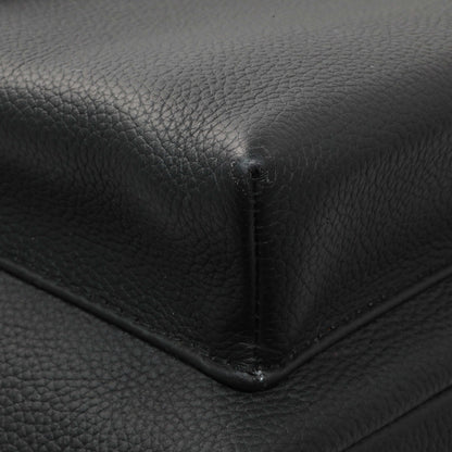 Exclusive Louis Vuitton Black Grained Calfskin Aerogram Takeoff Backpack — Top View