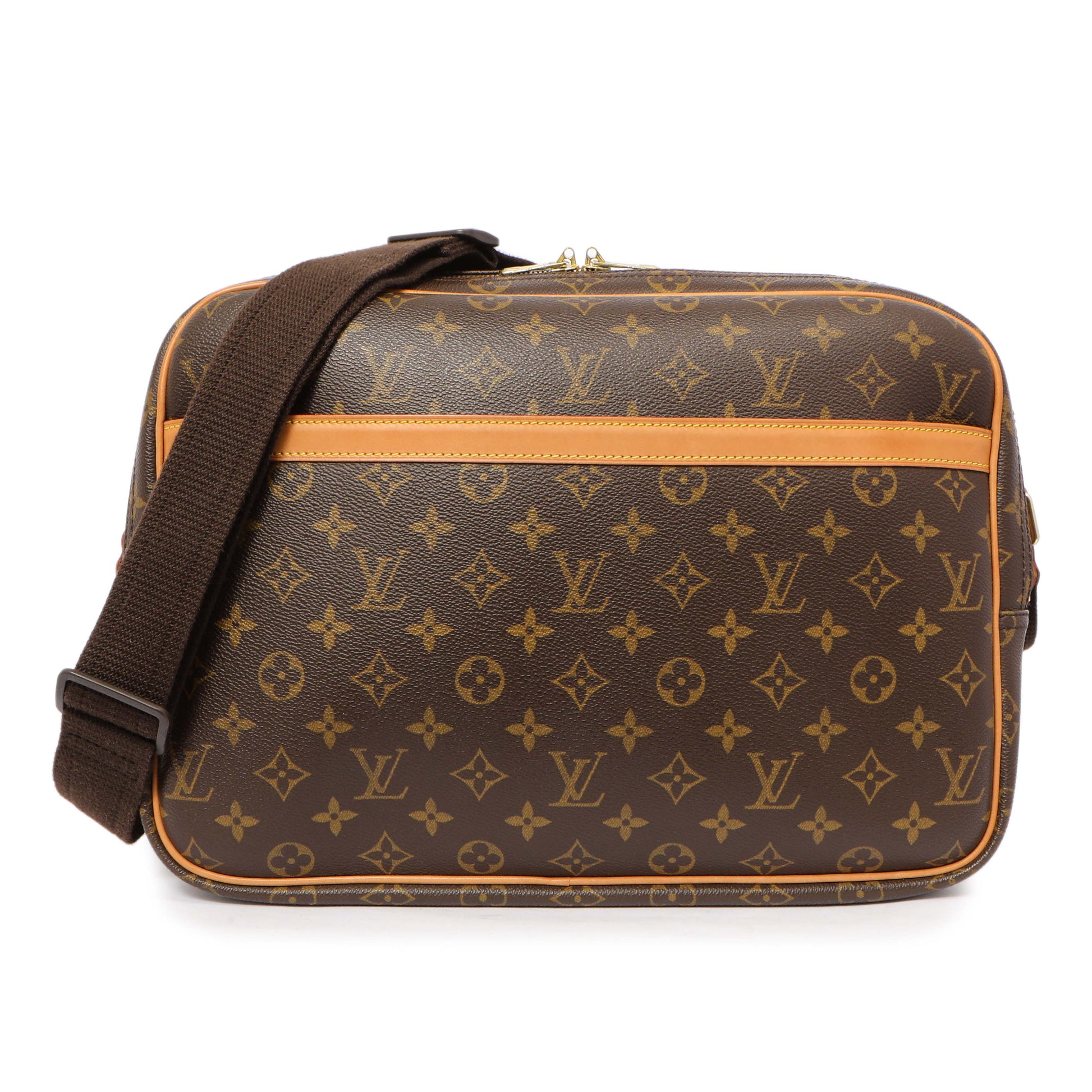 Exclusive Louis Vuitton Monogram Reporter GM — Front View