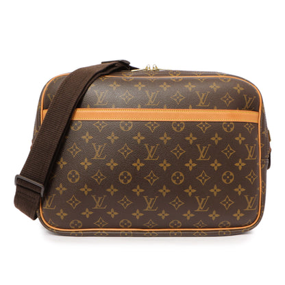 Exclusive Louis Vuitton Monogram Reporter GM — Front View