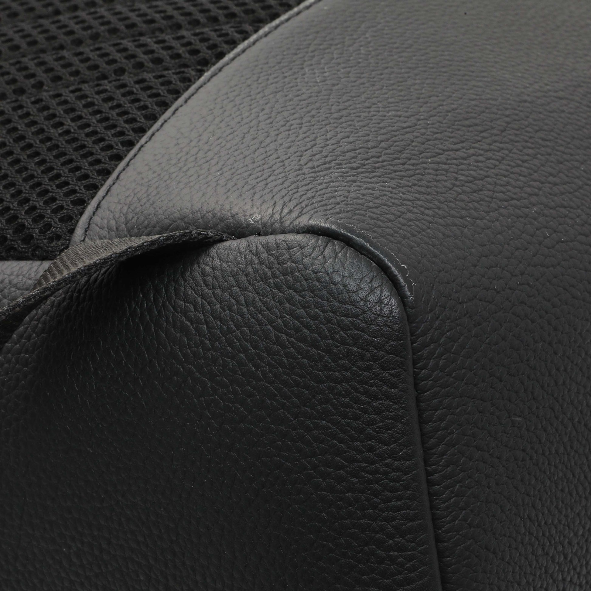 Exclusive Louis Vuitton Black Grained Calfskin Aerogram Takeoff Backpack — Lifestyle View