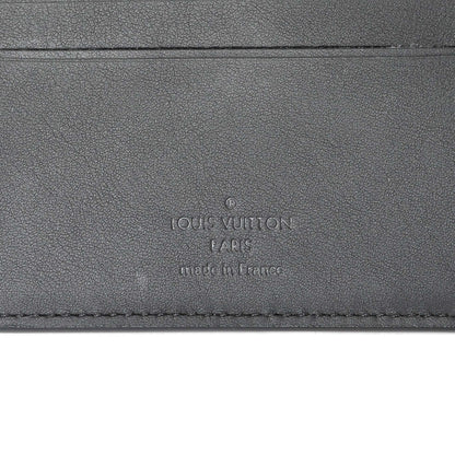 Exclusive Louis Vuitton Calfskin Monogram Shadow Multiple Wallet Black — Detail View
