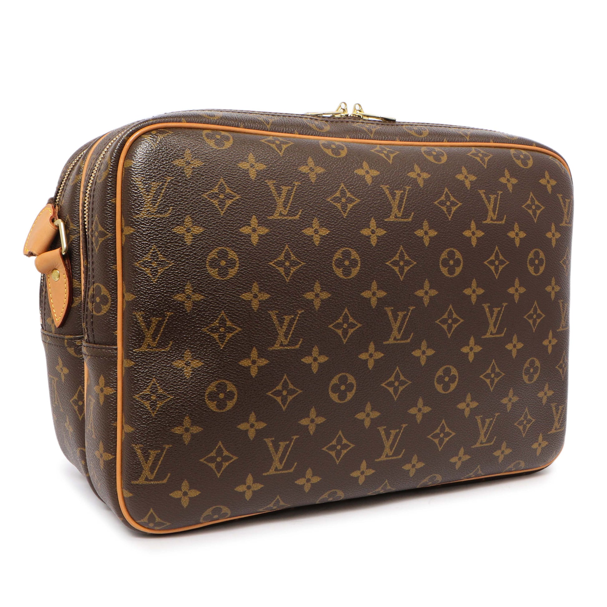 Exclusive Louis Vuitton Monogram Reporter GM — Side View