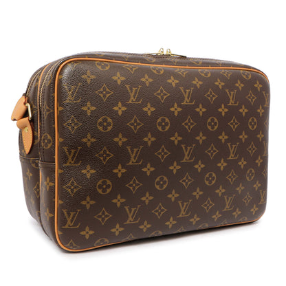 Exclusive Louis Vuitton Monogram Reporter GM — Side View