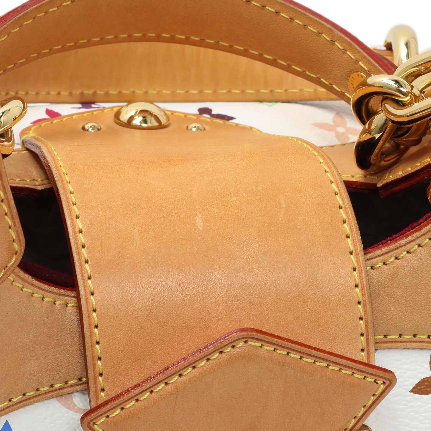 Exclusive Louis Vuitton White Multicolor Ursula — Alternate View 11
