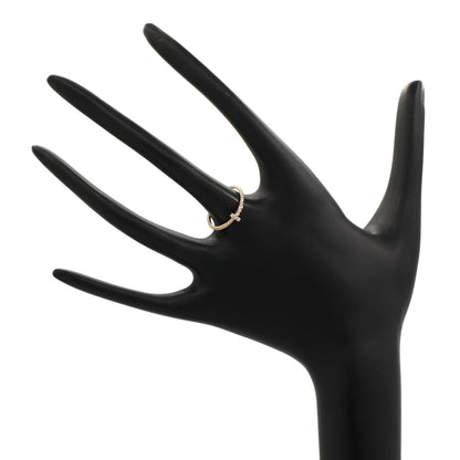 Exclusive Tiffany & Co. 18K Yellow Gold Diamond T Wire Band Ring — Top View