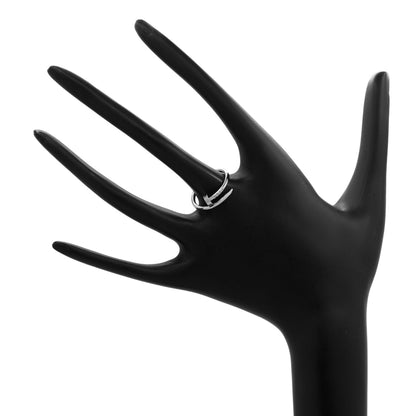 Exclusive Cartier 18K White Gold Small Juste Un Clou Ring — Top View