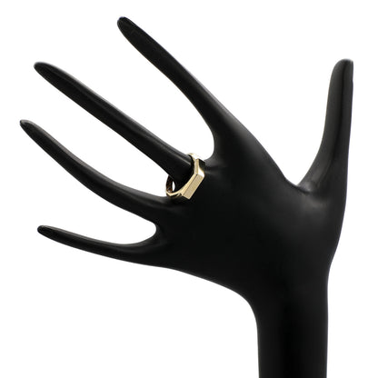 Exclusive 10K Yellow Gold Hexa Ring — Back View