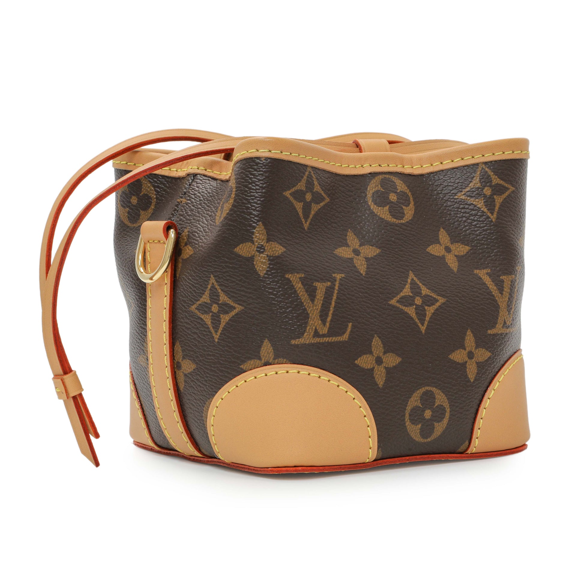 Exclusive Louis Vuitton Monogram Noe Purse — Side View