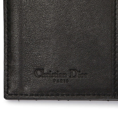 Exclusive Christian Dior Black Patent Lady Dior Wallet — Detail View