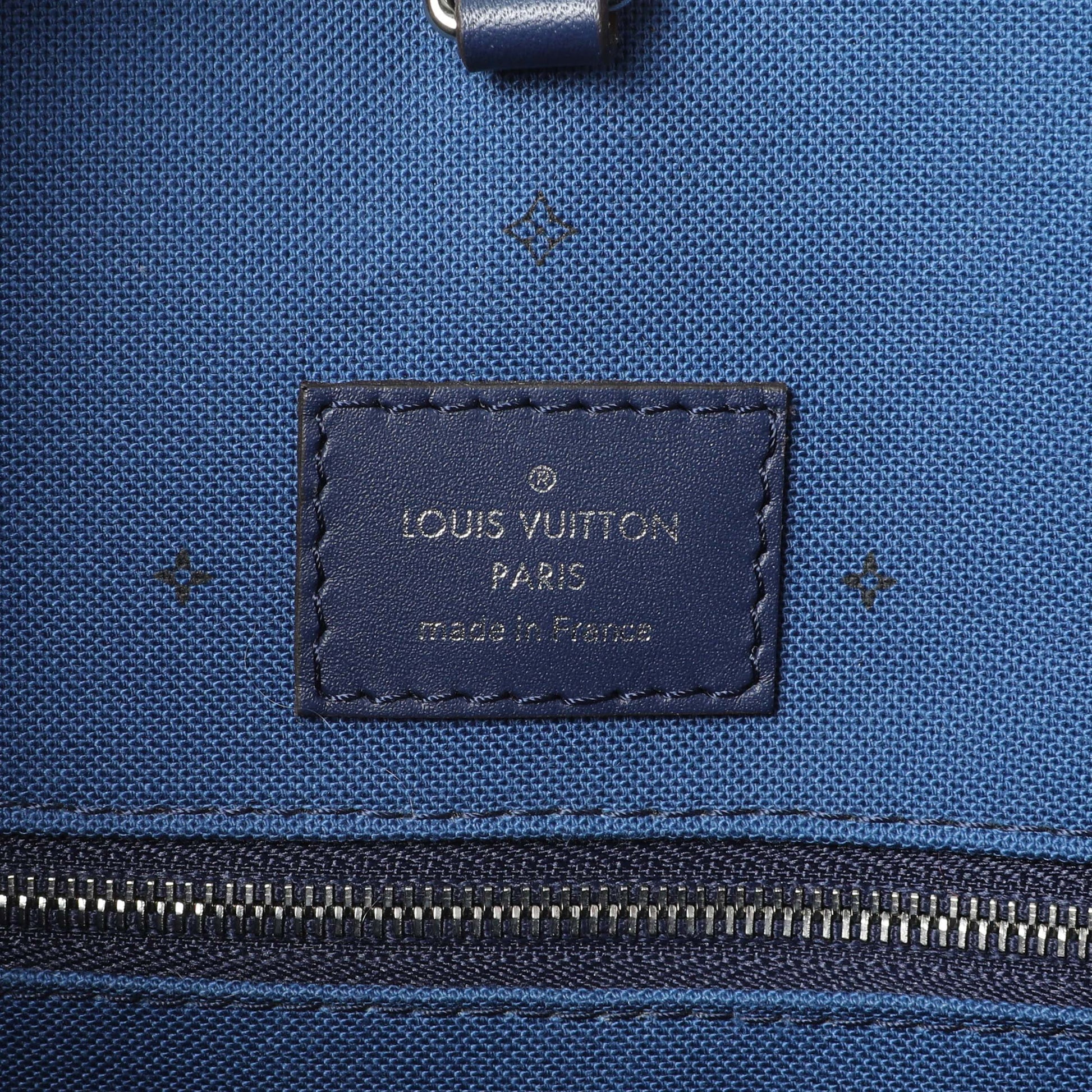 Exclusive Louis Vuitton Monogram Escale Onthego GM Blue — Alternate View 9