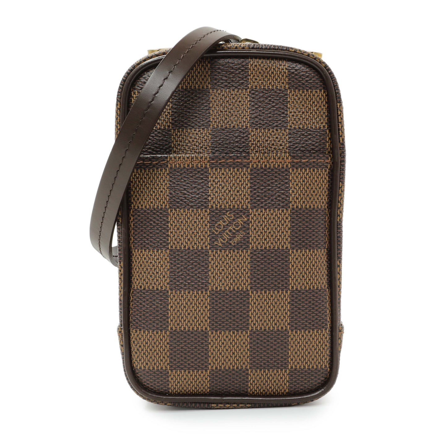Exclusive Louis Vuitton Damier Ebene Etui Okapi — Front View