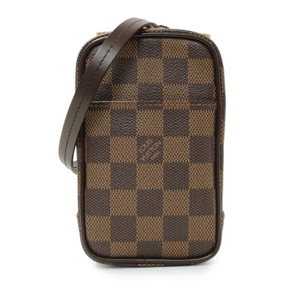Exclusive Louis Vuitton Damier Ebene Etui Okapi — Front View