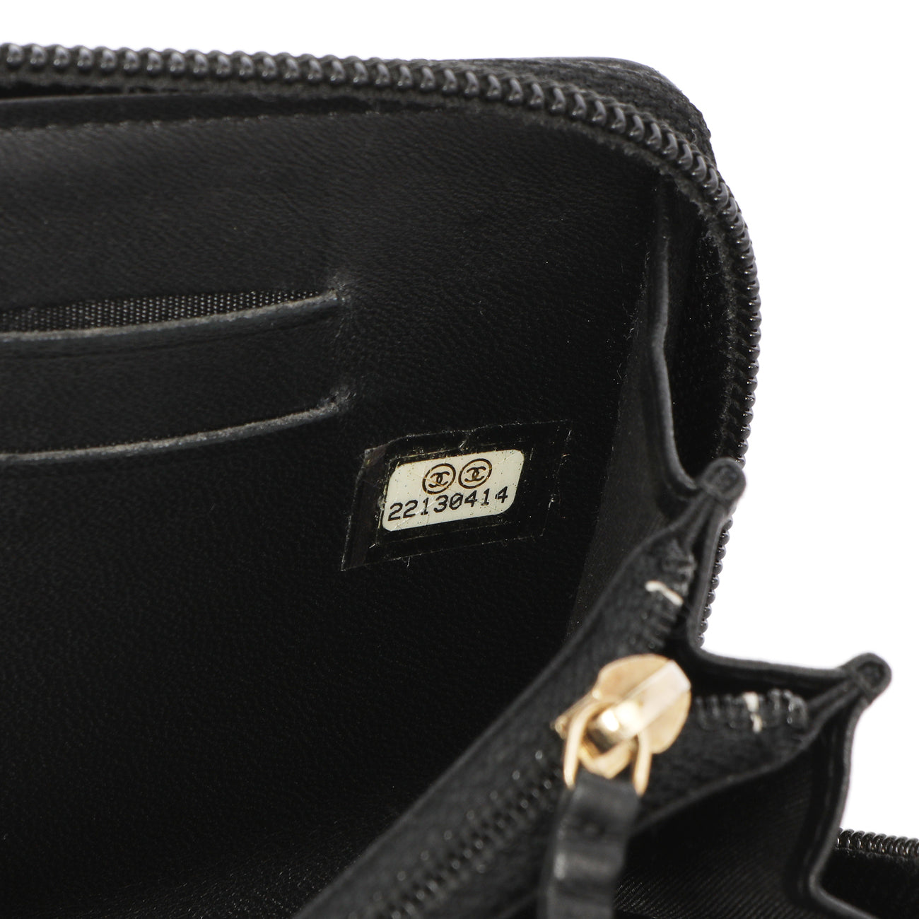 Exclusive Chanel Black Quilted Lambskin Small Boy Zip Around Wallet — Alternate View 14