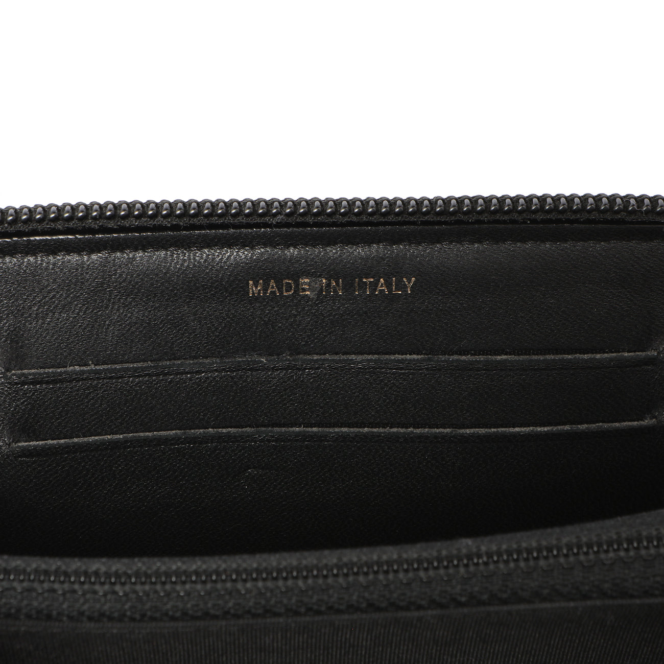 Exclusive Chanel Black Quilted Lambskin Small Boy Zip Around Wallet — Alternate View 15