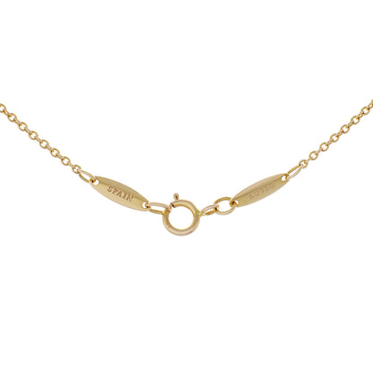 Exclusive Tiffany & Co. 18K Yellow Gold 0.17 Carat Diamonds by the Yard Single Pendant — Top View
