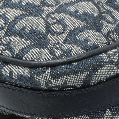 Exclusive Christian Dior Blue Oblique Trotter Crossbody Bag — Lifestyle View