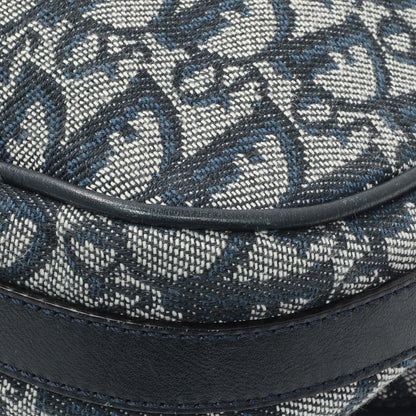 Exclusive Christian Dior Blue Oblique Trotter Crossbody Bag — Alternate View 7