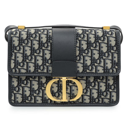 Exclusive Christian Dior Oblique 30 Montaigne Flap Bag — Side View