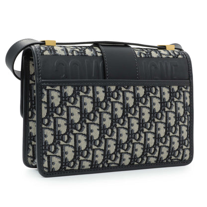 Exclusive Christian Dior Oblique 30 Montaigne Flap Bag — Back View