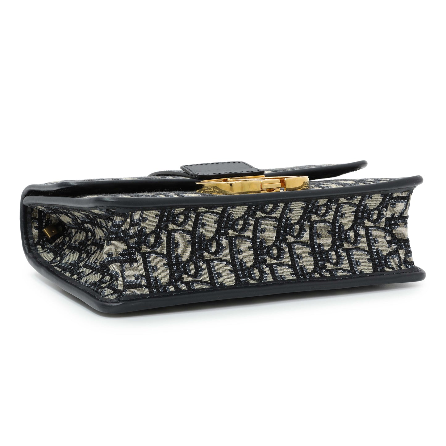 Exclusive Christian Dior Oblique 30 Montaigne Flap Bag — Top View