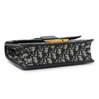 Exclusive Christian Dior Oblique 30 Montaigne Flap Bag — Top View