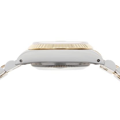 Exclusive Rolex 18K Yellow Gold Stainless Steel Ladies Datejust 69173 — Back View