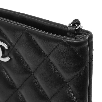 Exclusive Chanel Black Quilted Calfskin Uniform Crossbody Bag — Alternate View 8