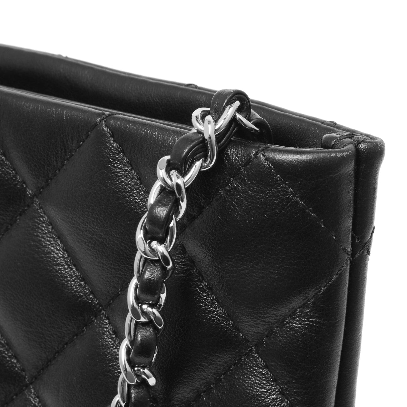 Exclusive Chanel Black Quilted Calfskin Uniform Crossbody Bag — Alternate View 9