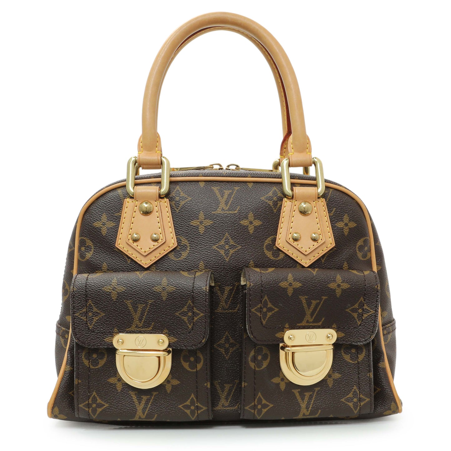 Exclusive Louis Vuitton Monogram Manhattan PM — Front View