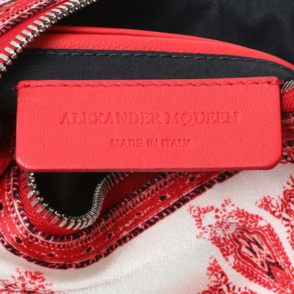Exclusive Alexander McQueen Satin De Manta Clutch — Detail View