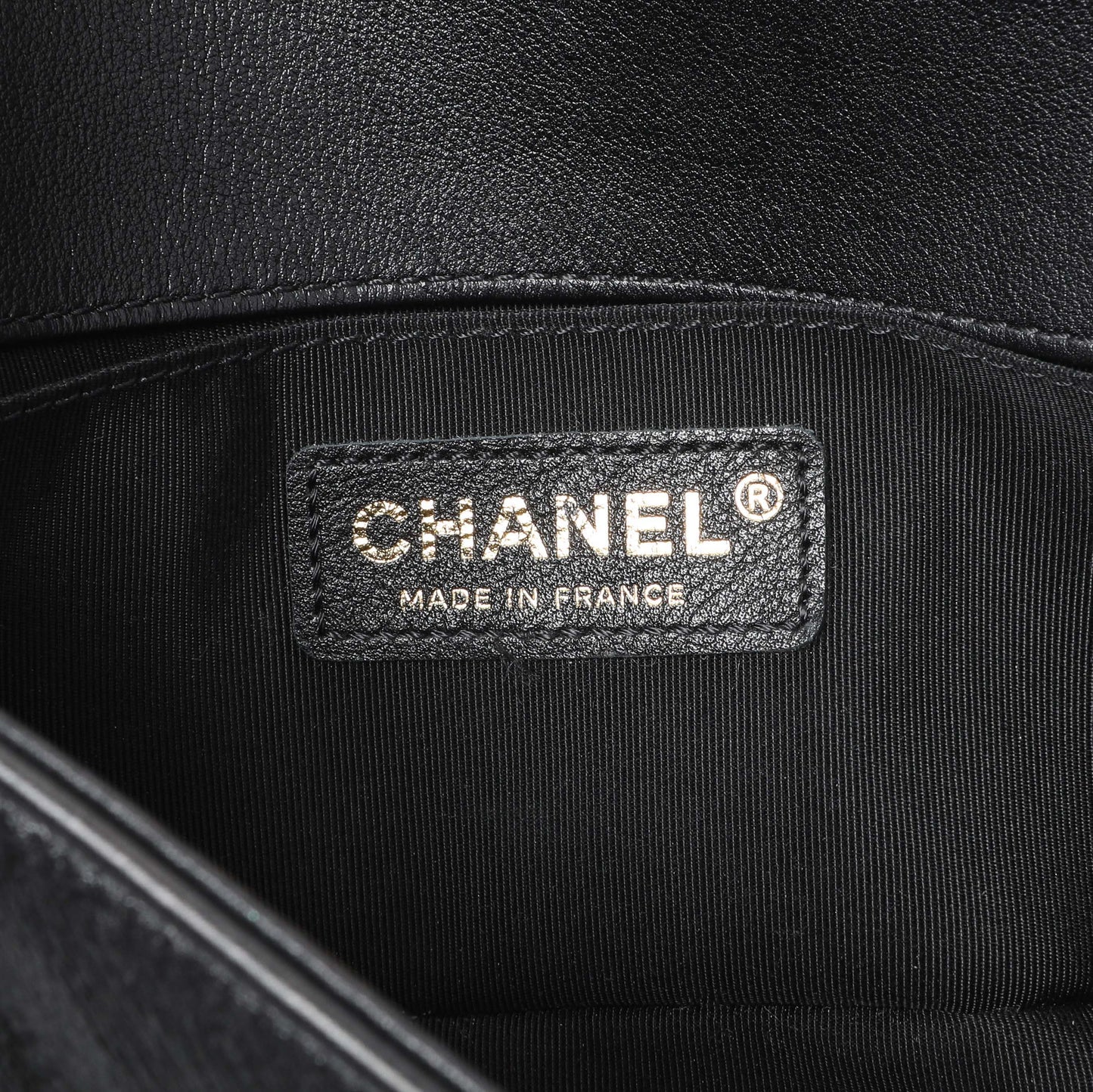 Exclusive Chanel Black Quilted Lambskin Small Boy Bag — Alternate View 9