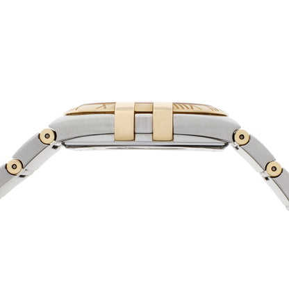 Exclusive Omega Stainless Steel 18K Yellow Gold Constellation 123.20.35.60.08.001 — Back View