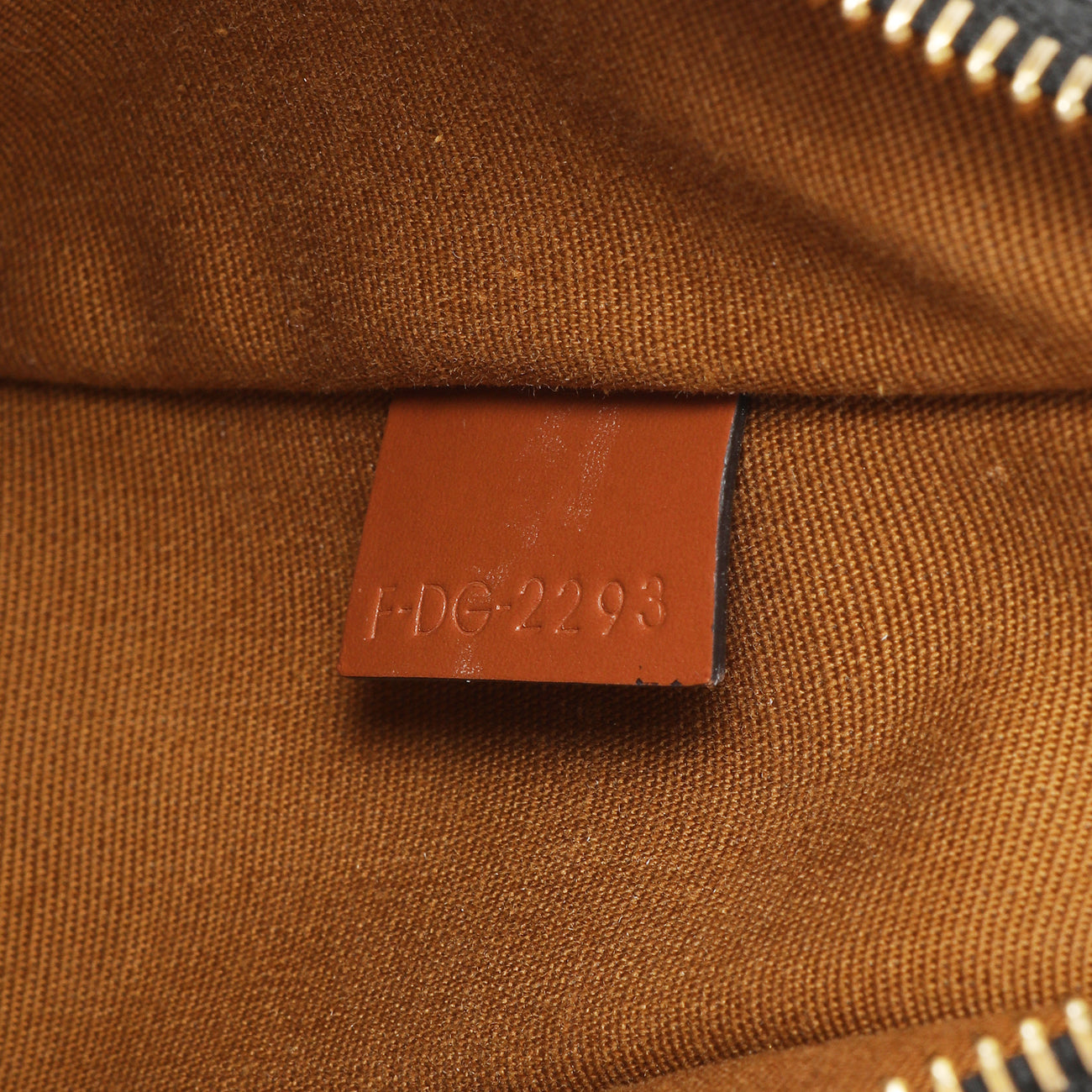 Exclusive Celine Tan Triomphe Canvas Calfskin Ava Shoulder Bag — Detail View