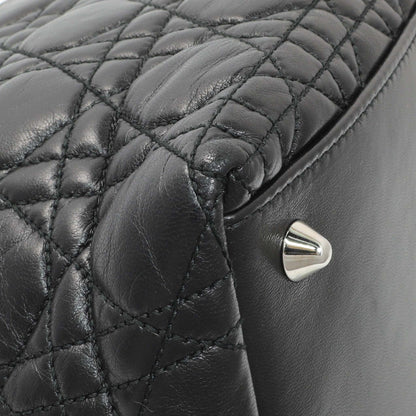 Exclusive Christian Dior Black Lambskin Cannage Soft Lady Dior — Lifestyle View