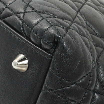 Exclusive Christian Dior Black Lambskin Cannage Soft Lady Dior — Alternate View 7