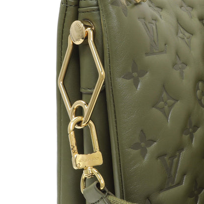 Exclusive Louis Vuitton Green Monogram Embossed Lambskin Coussin MM — Alternate View 11